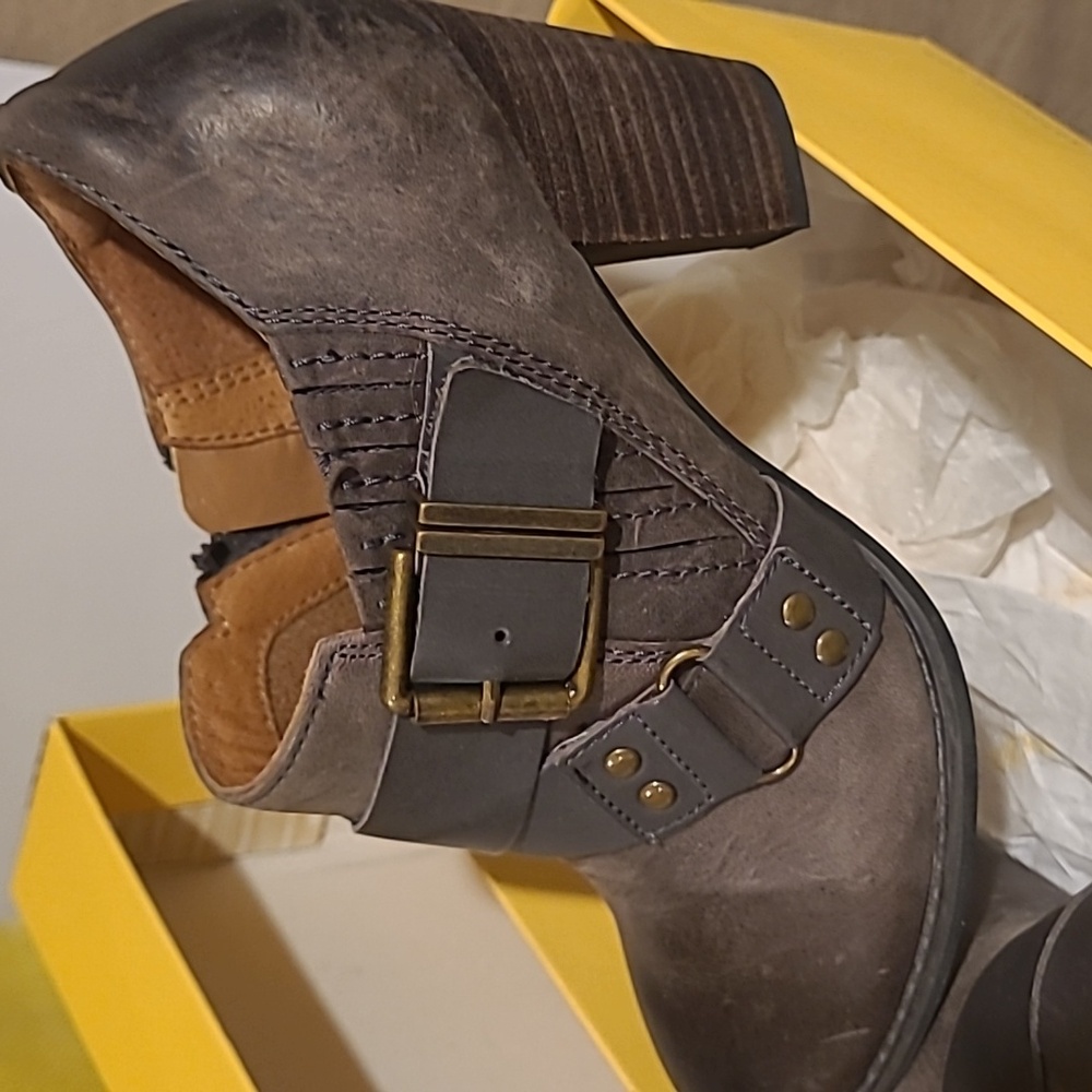 Clark's heeled booties - Great for fall wardrobe